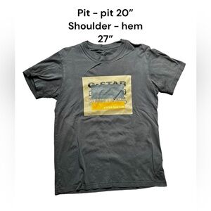 G-Star Cvrd originals T-shirt black pre loved